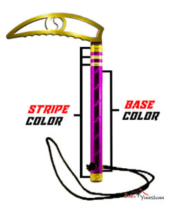 Alternative view of FK-01 Diamond Plated Flying Kama