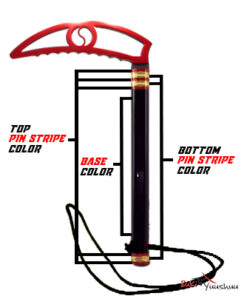 Alternative view of FK-09 Classic Black Flying Kama