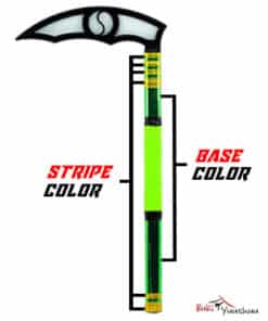 Alternative view of K-06 Colored Metallic Kama