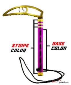 Alternative view of FK-01 Diamond Plated Flying Kama