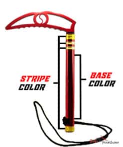 Alternative view of FK-06 Flying Colored Metallic Kama